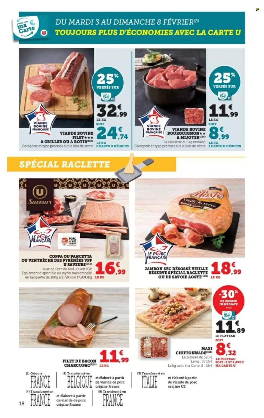 Prospectus promotionnel Hyper U valable à partir du 03/02/2026 - Page 18.