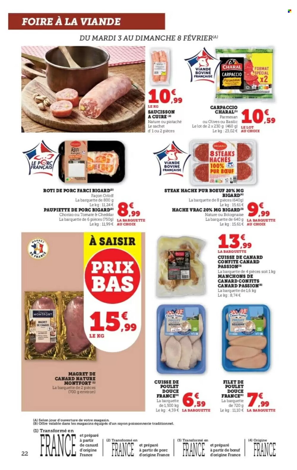 Prospectus promotionnel Hyper U valable à partir du 03/02/2026 - Page 22.