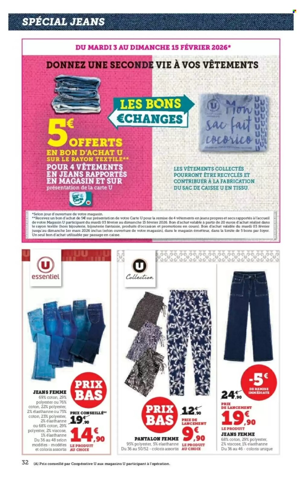 Prospectus promotionnel Hyper U valable à partir du 03/02/2026 - Page 32.