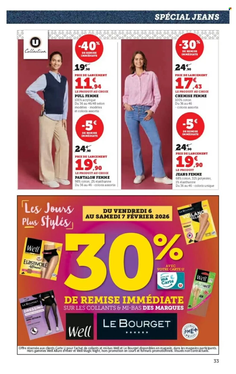 Prospectus promotionnel Hyper U valable à partir du 03/02/2026 - Page 33.