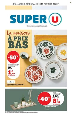 Prospectus promotionnel Super U valable à partir du 03/02/2026