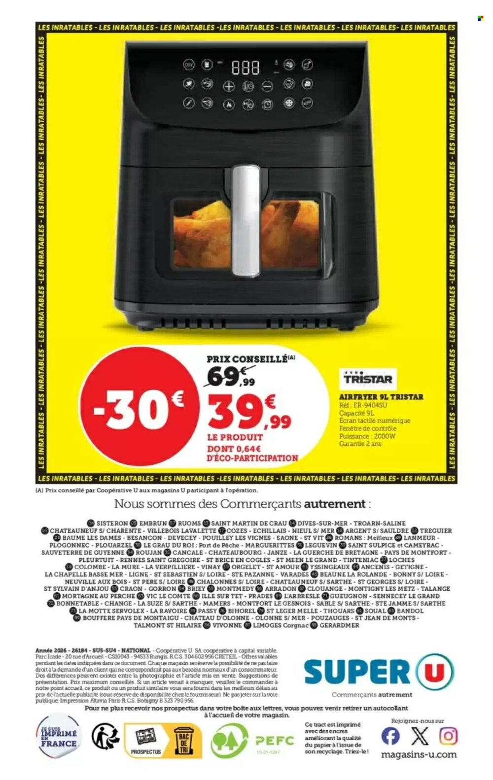 Prospectus promotionnel Super U valable à partir du 03/02/2026 - Page 24.