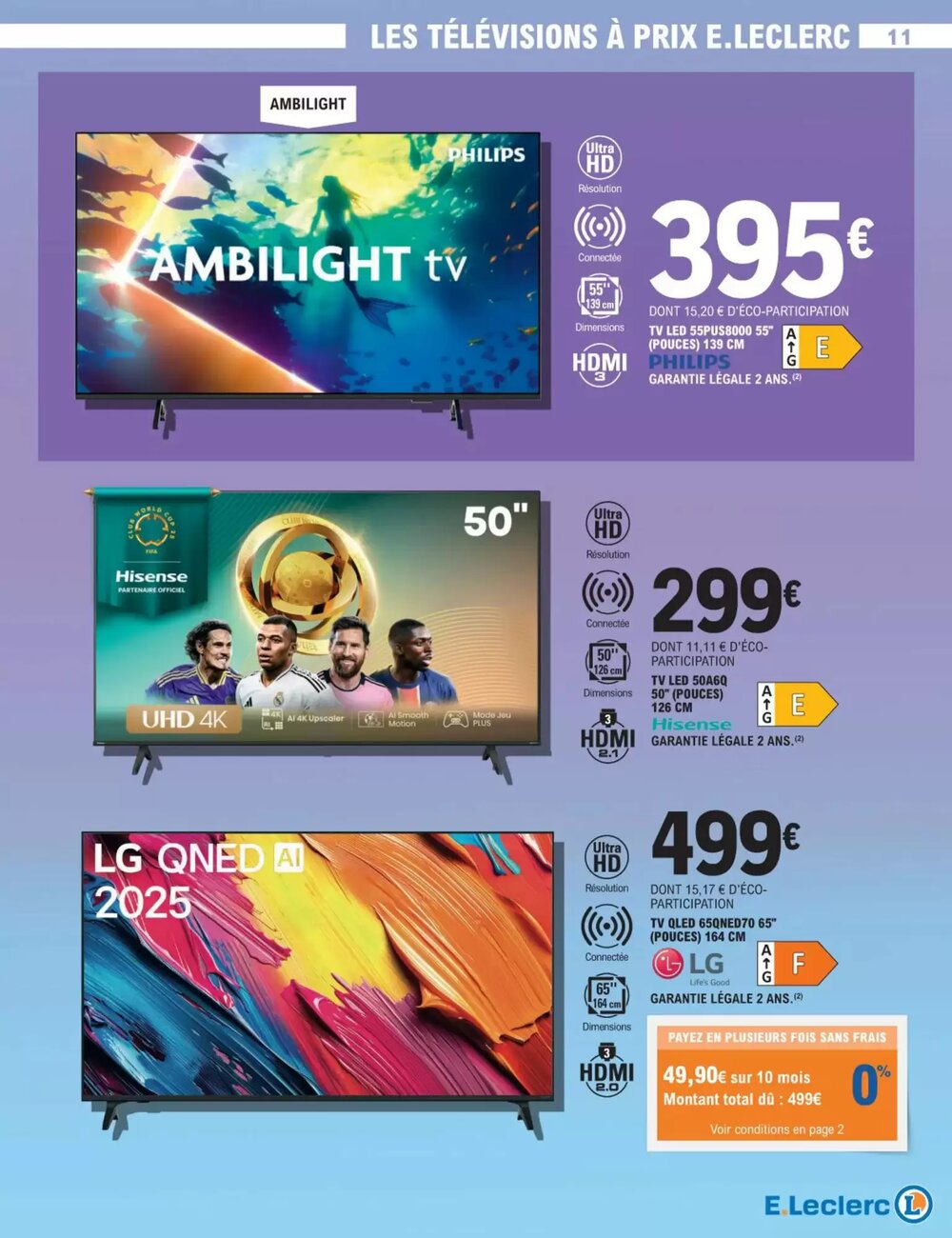Prospectus promotionnel E.Leclerc valable à partir du 03/02/2026 - Page 11.