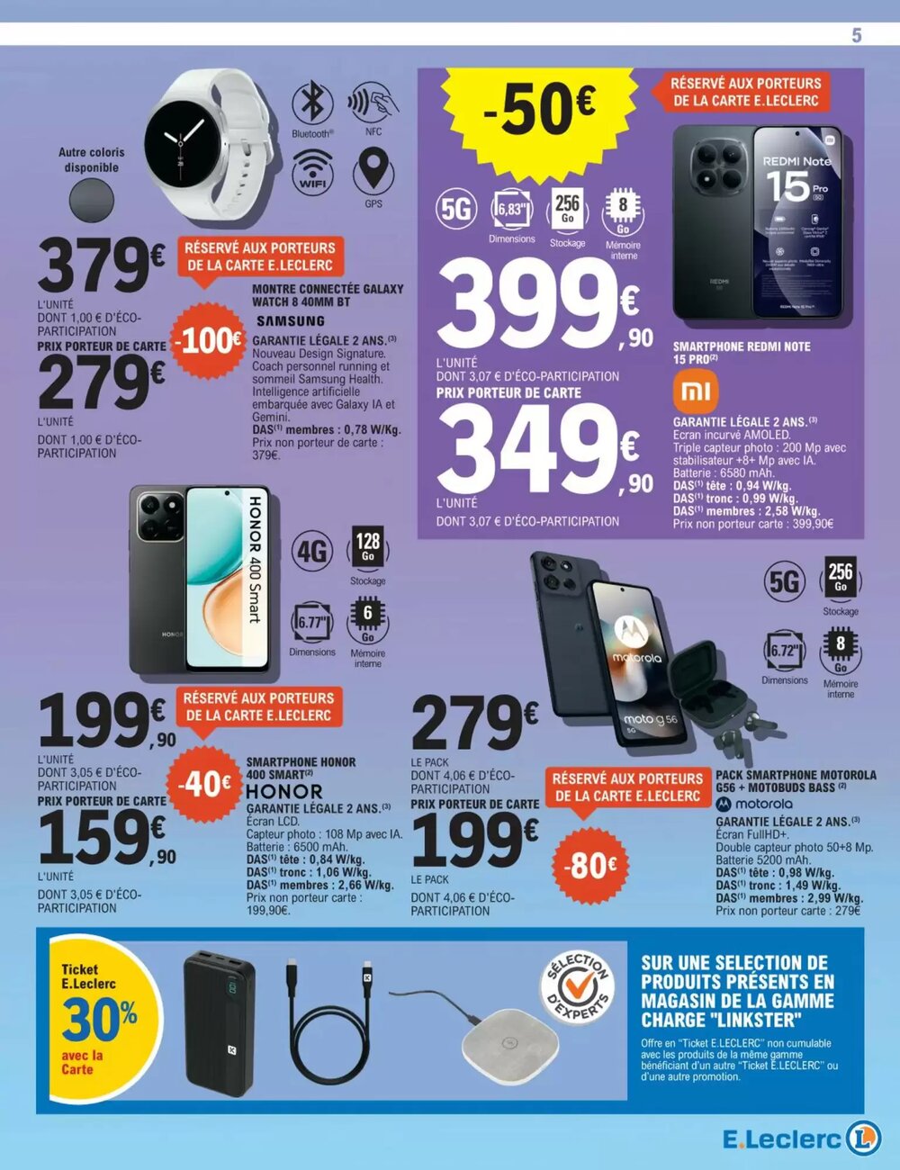 Prospectus promotionnel E.Leclerc valable à partir du 03/02/2026 - Page 5.
