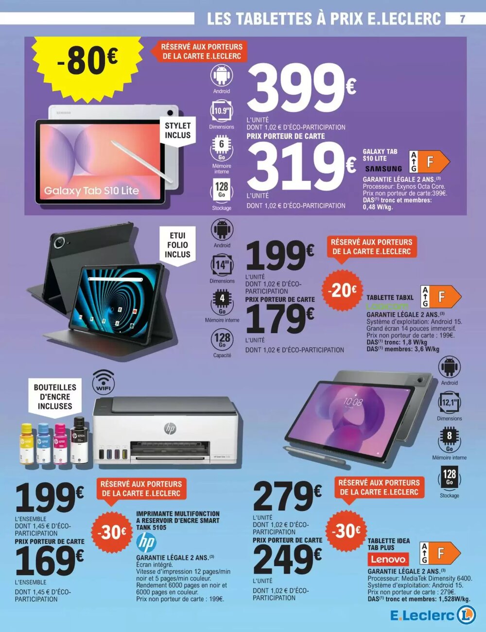 Prospectus promotionnel E.Leclerc valable à partir du 03/02/2026 - Page 7.