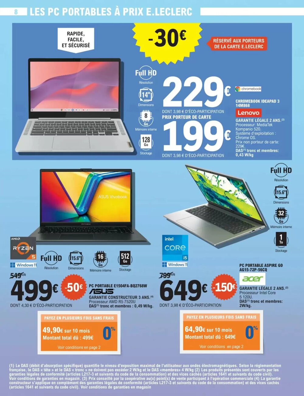Prospectus promotionnel E.Leclerc valable à partir du 03/02/2026 - Page 8.