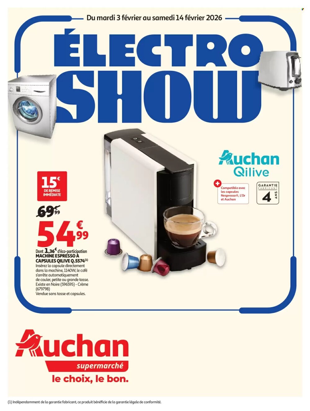 Prospectus promotionnel Auchan valable à partir du 03/02/2026 - Page 1.