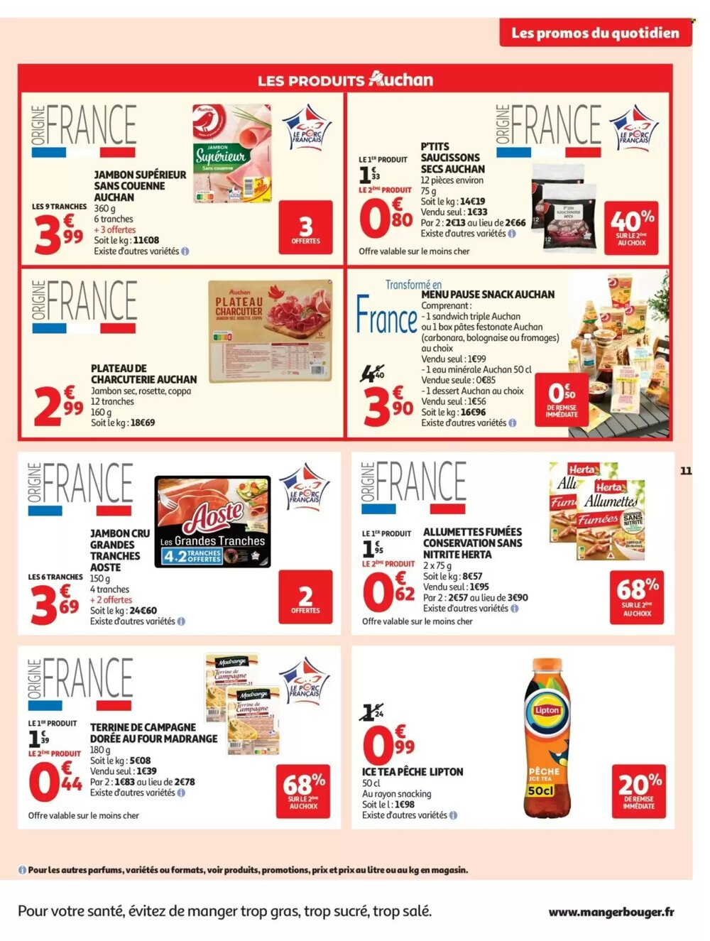 Prospectus promotionnel Auchan valable à partir du 03/02/2026 - Page 11.