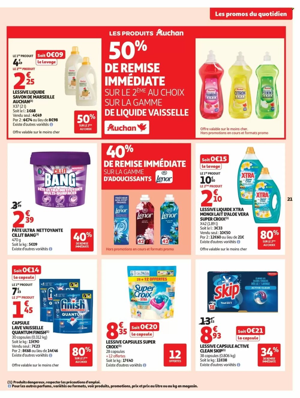 Prospectus promotionnel Auchan valable à partir du 03/02/2026 - Page 21.