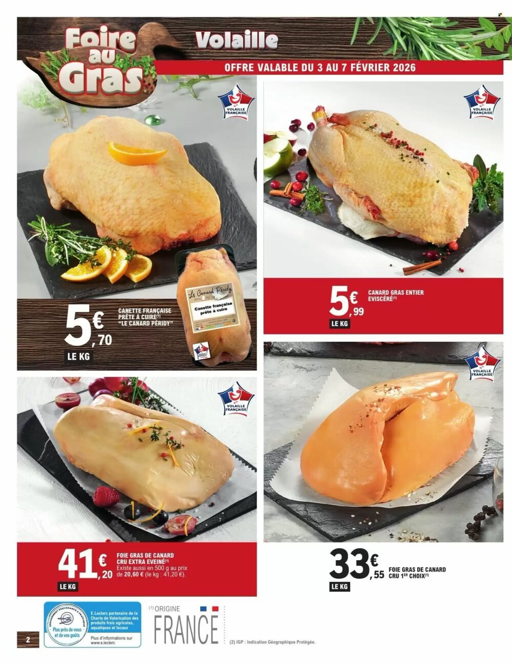Prospectus promotionnel E.Leclerc valable à partir du 03/02/2026 - Page 2.