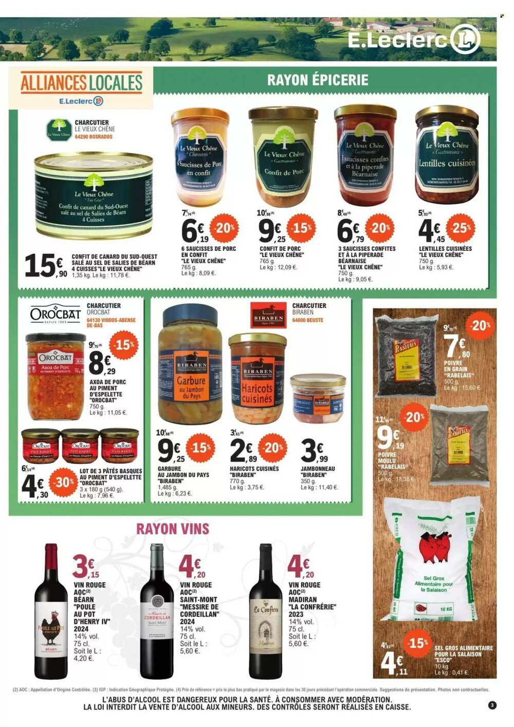 Prospectus promotionnel E.Leclerc valable à partir du 03/02/2026 - Page 3.