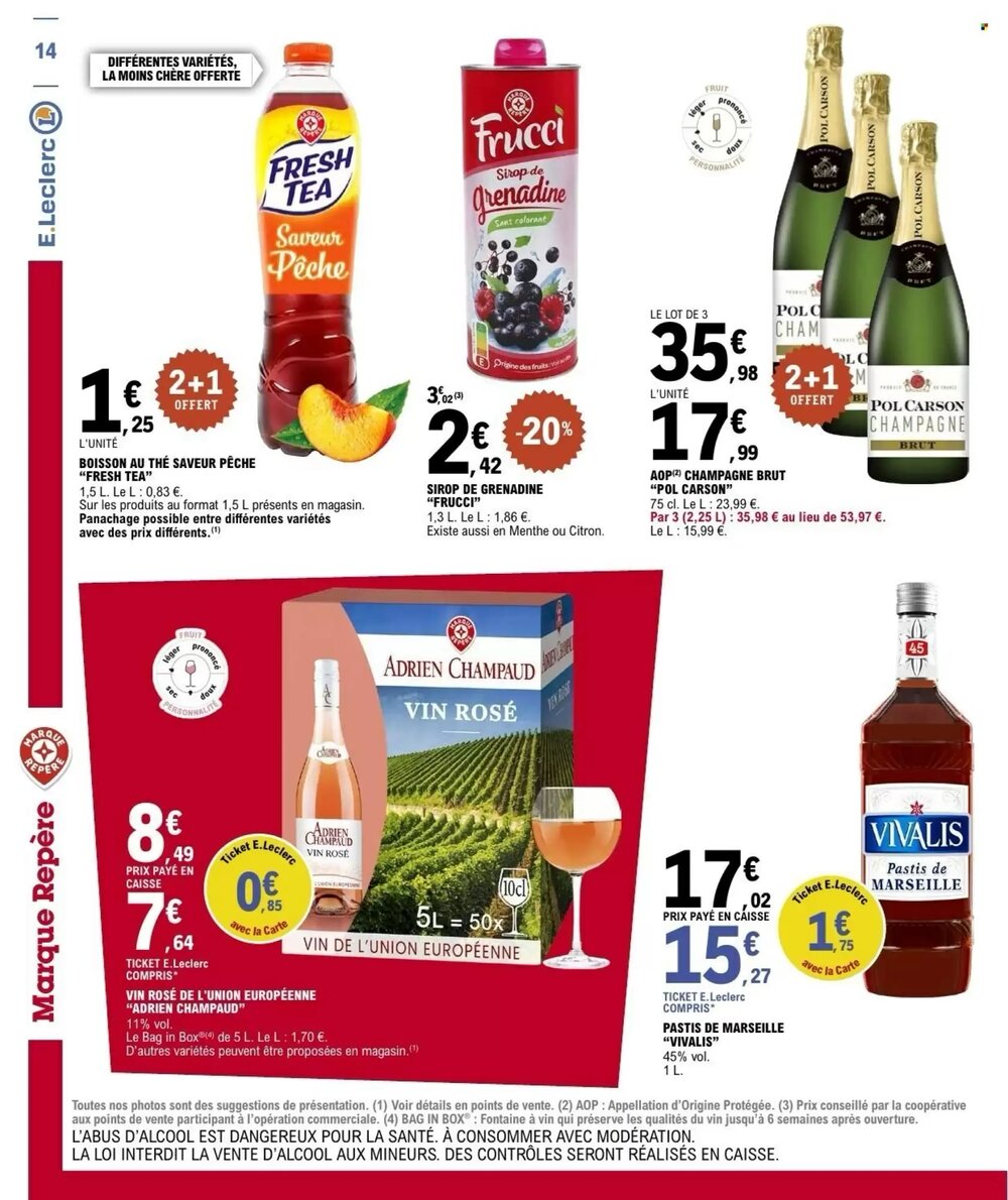 Prospectus promotionnel E.Leclerc valable à partir du 03/02/2026 - Page 14.