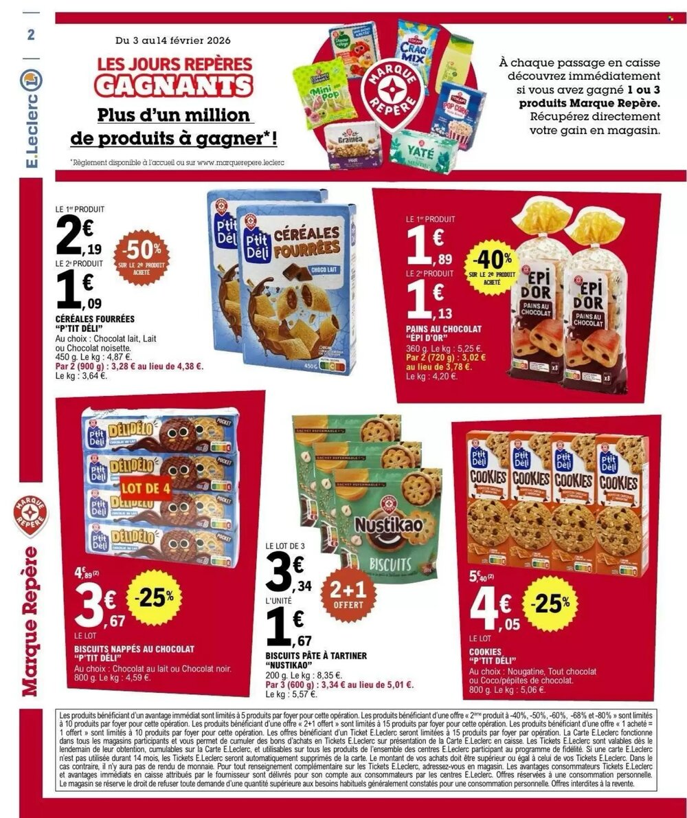 Prospectus promotionnel E.Leclerc valable à partir du 03/02/2026 - Page 2.