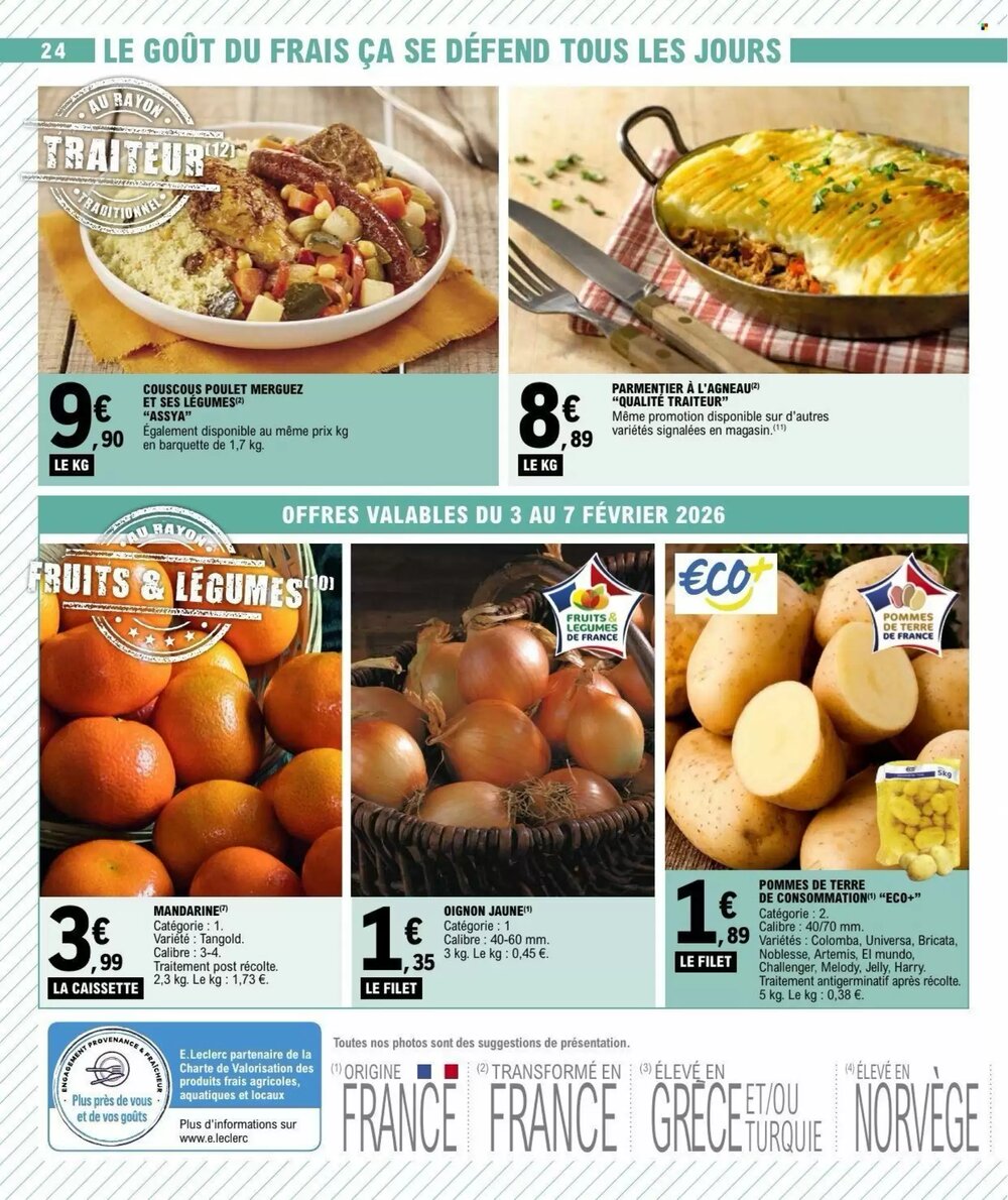 Prospectus promotionnel E.Leclerc valable à partir du 03/02/2026 - Page 24.
