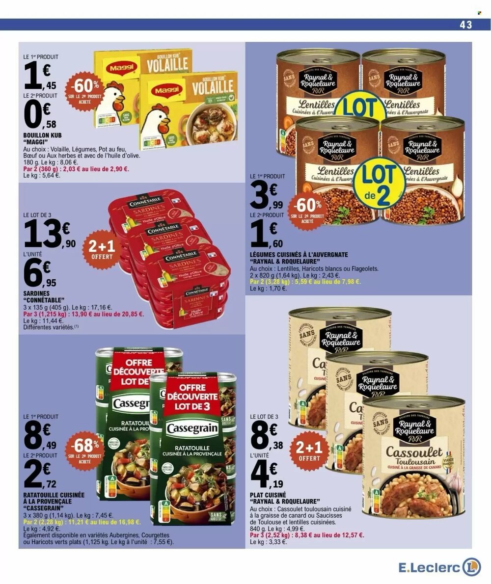 Prospectus promotionnel E.Leclerc valable à partir du 03/02/2026 - Page 43.