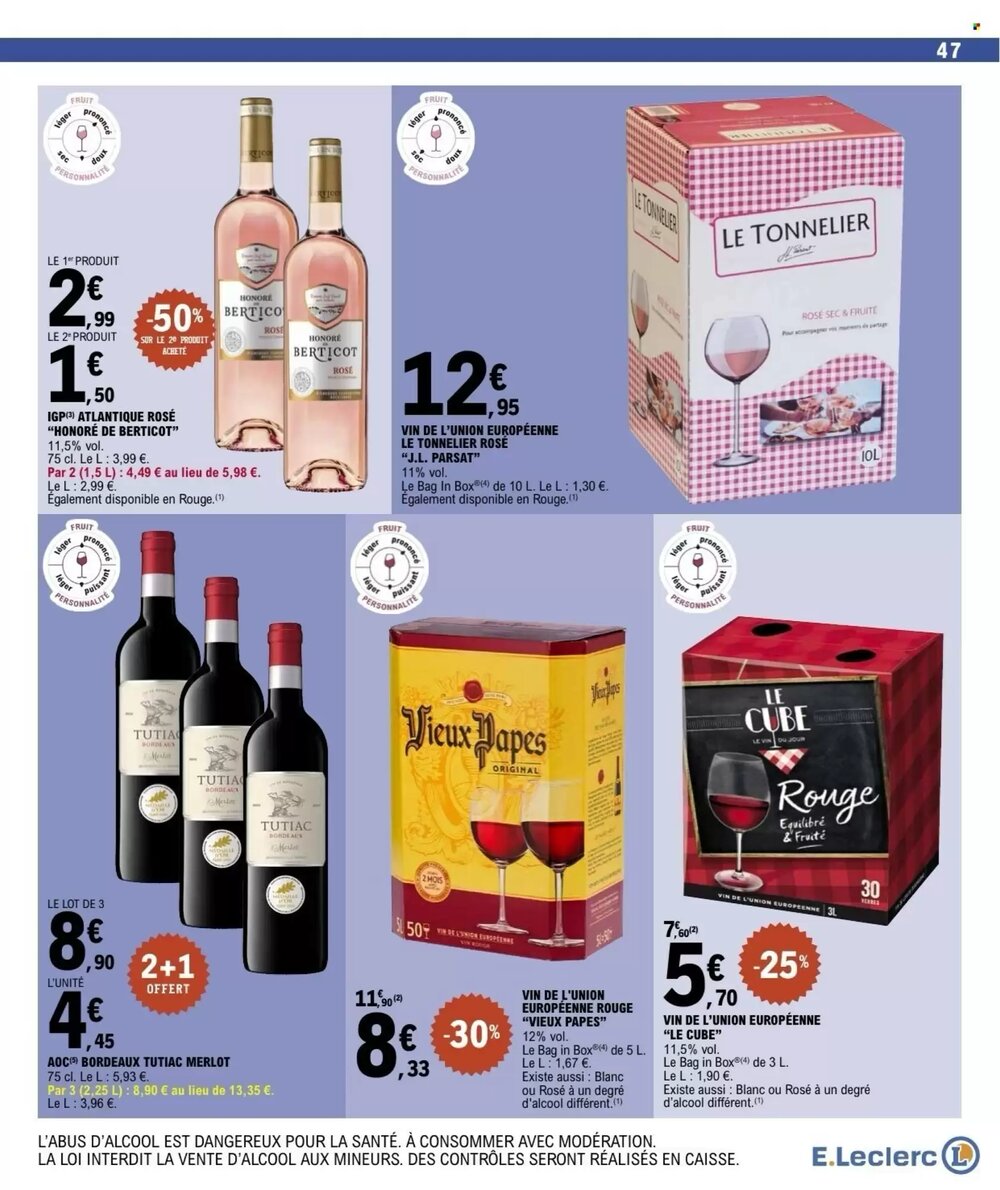 Prospectus promotionnel E.Leclerc valable à partir du 03/02/2026 - Page 47.