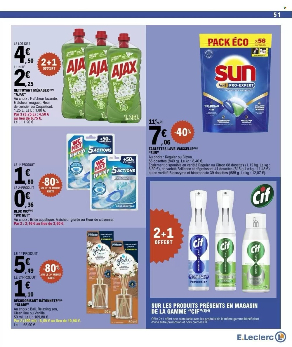 Prospectus promotionnel E.Leclerc valable à partir du 03/02/2026 - Page 51.