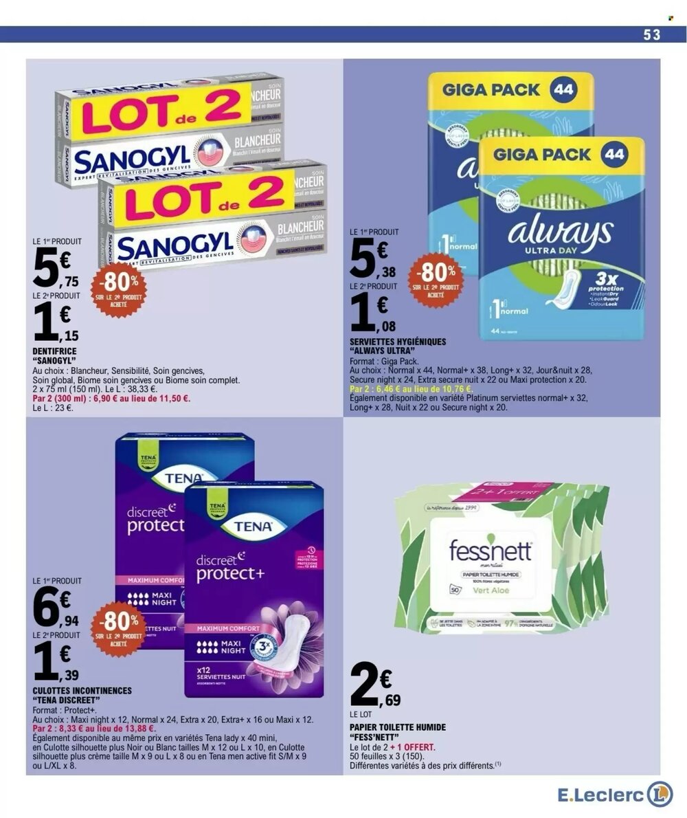 Prospectus promotionnel E.Leclerc valable à partir du 03/02/2026 - Page 53.