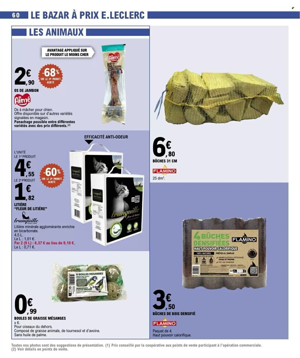 Prospectus promotionnel E.Leclerc valable à partir du 03/02/2026 - Page 60.