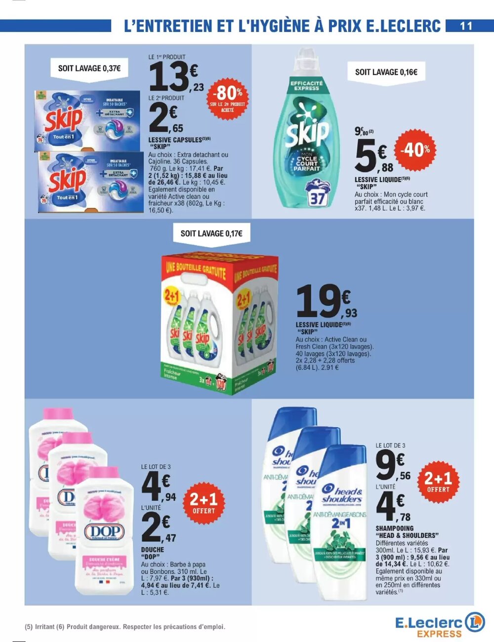 Prospectus promotionnel E.Leclerc valable à partir du 03/02/2026 - Page 11.