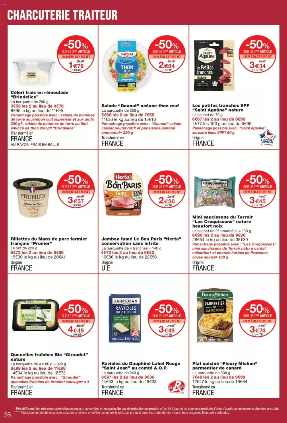 Prospectus promotionnel Monoprix valable à partir du 03/02/2026 - Page 36.
