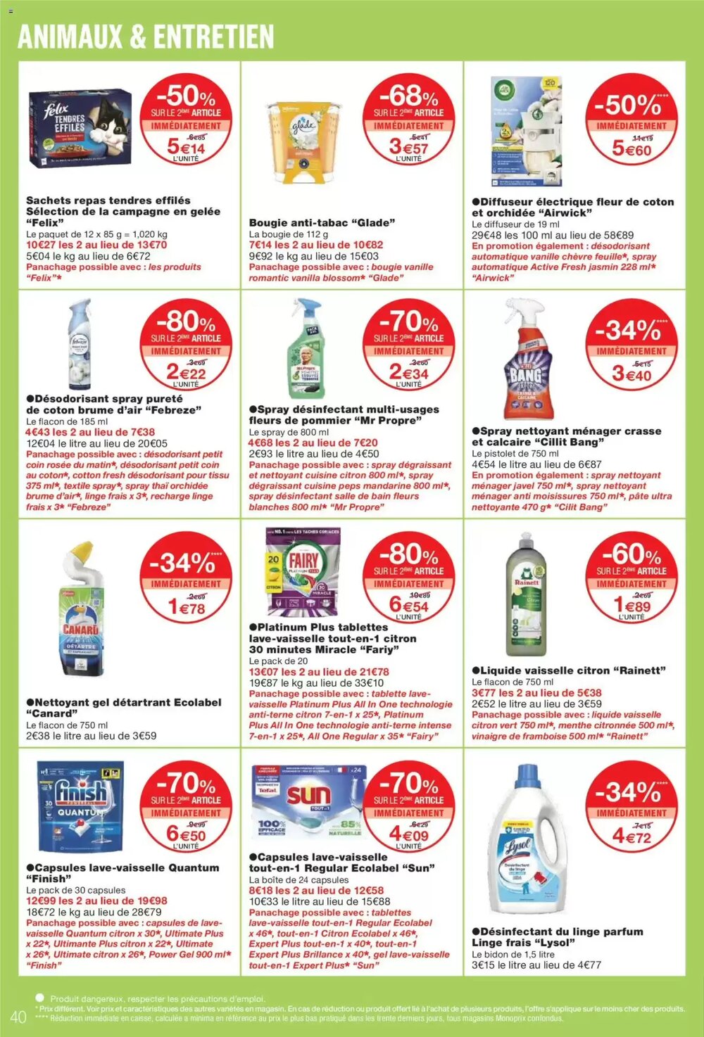 Prospectus promotionnel Monoprix valable à partir du 03/02/2026 - Page 40.