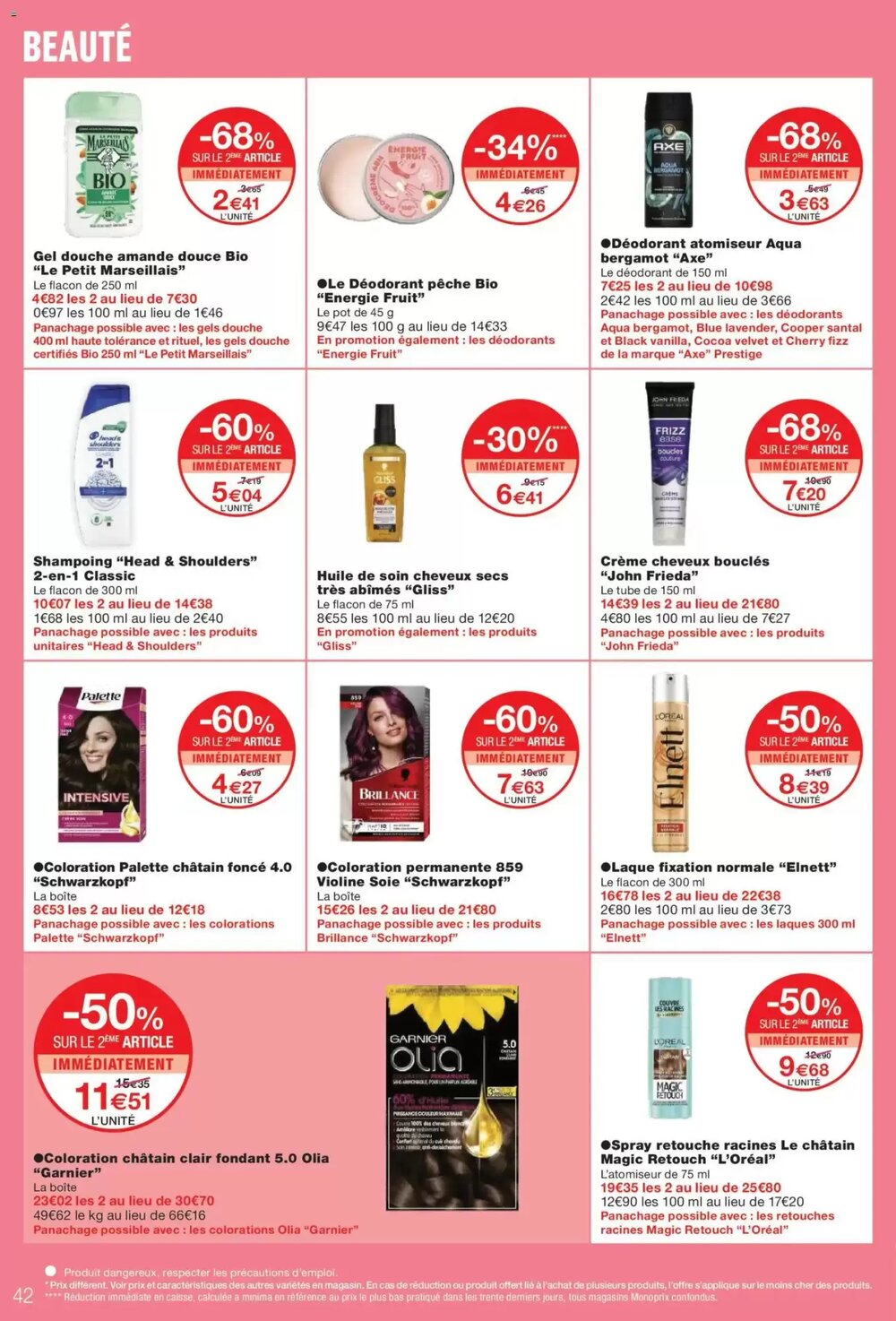 Prospectus promotionnel Monoprix valable à partir du 03/02/2026 - Page 42.