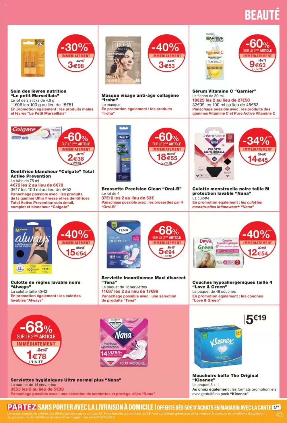 Prospectus promotionnel Monoprix valable à partir du 03/02/2026 - Page 43.