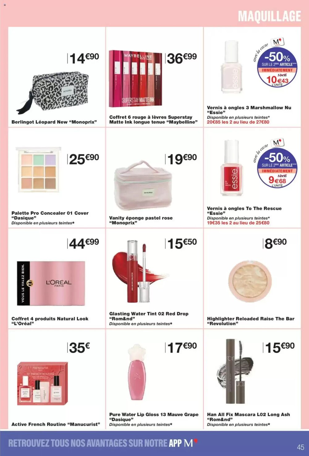 Prospectus promotionnel Monoprix valable à partir du 03/02/2026 - Page 45.