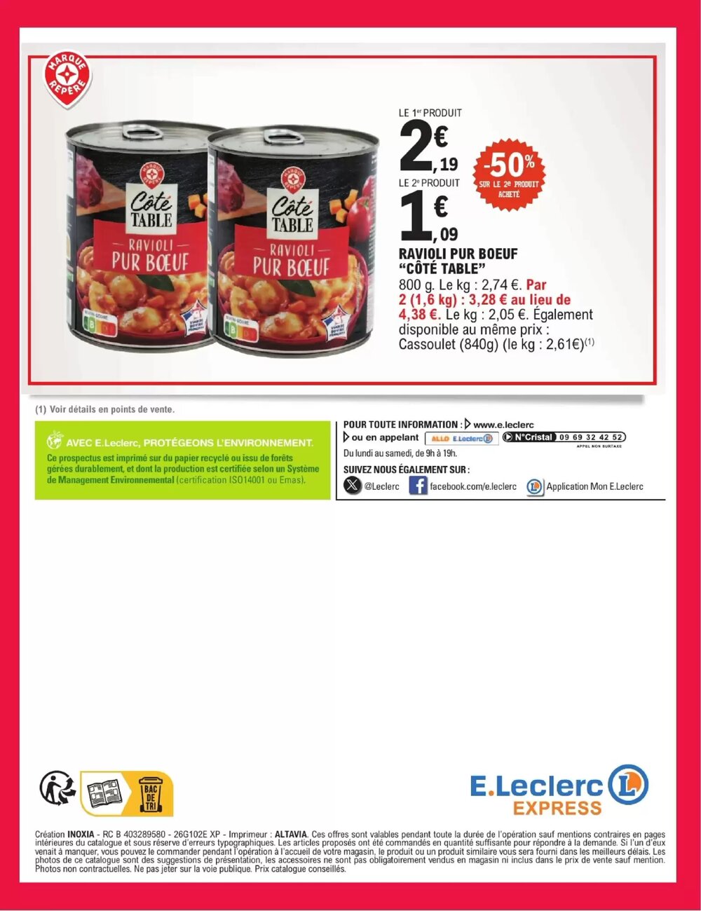 Prospectus promotionnel E.Leclerc Express valable à partir du 03/02/2026 - Page 12.