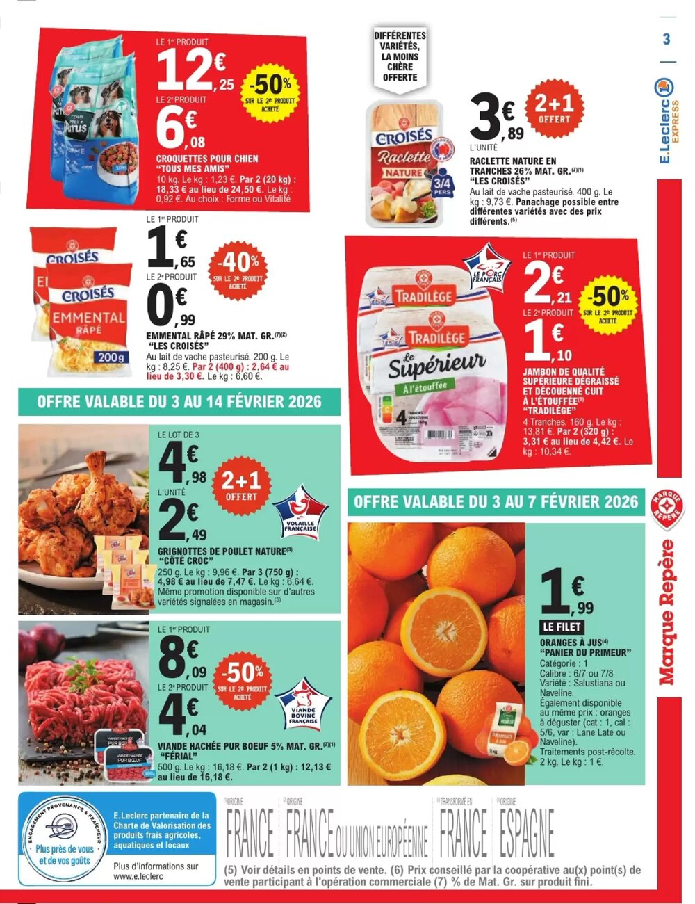 Prospectus promotionnel E.Leclerc Express valable à partir du 03/02/2026 - Page 3.
