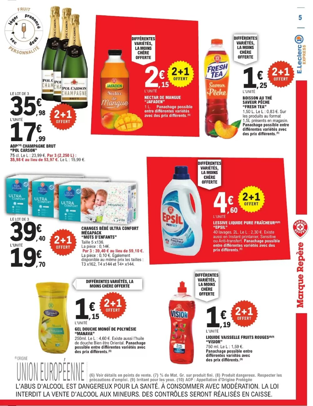 Prospectus promotionnel E.Leclerc Express valable à partir du 03/02/2026 - Page 5.