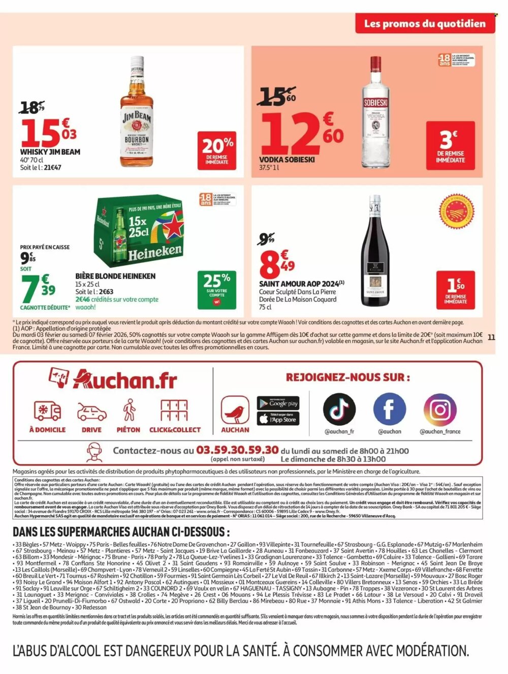 Prospectus promotionnel Auchan valable à partir du 03/02/2026 - Page 11.