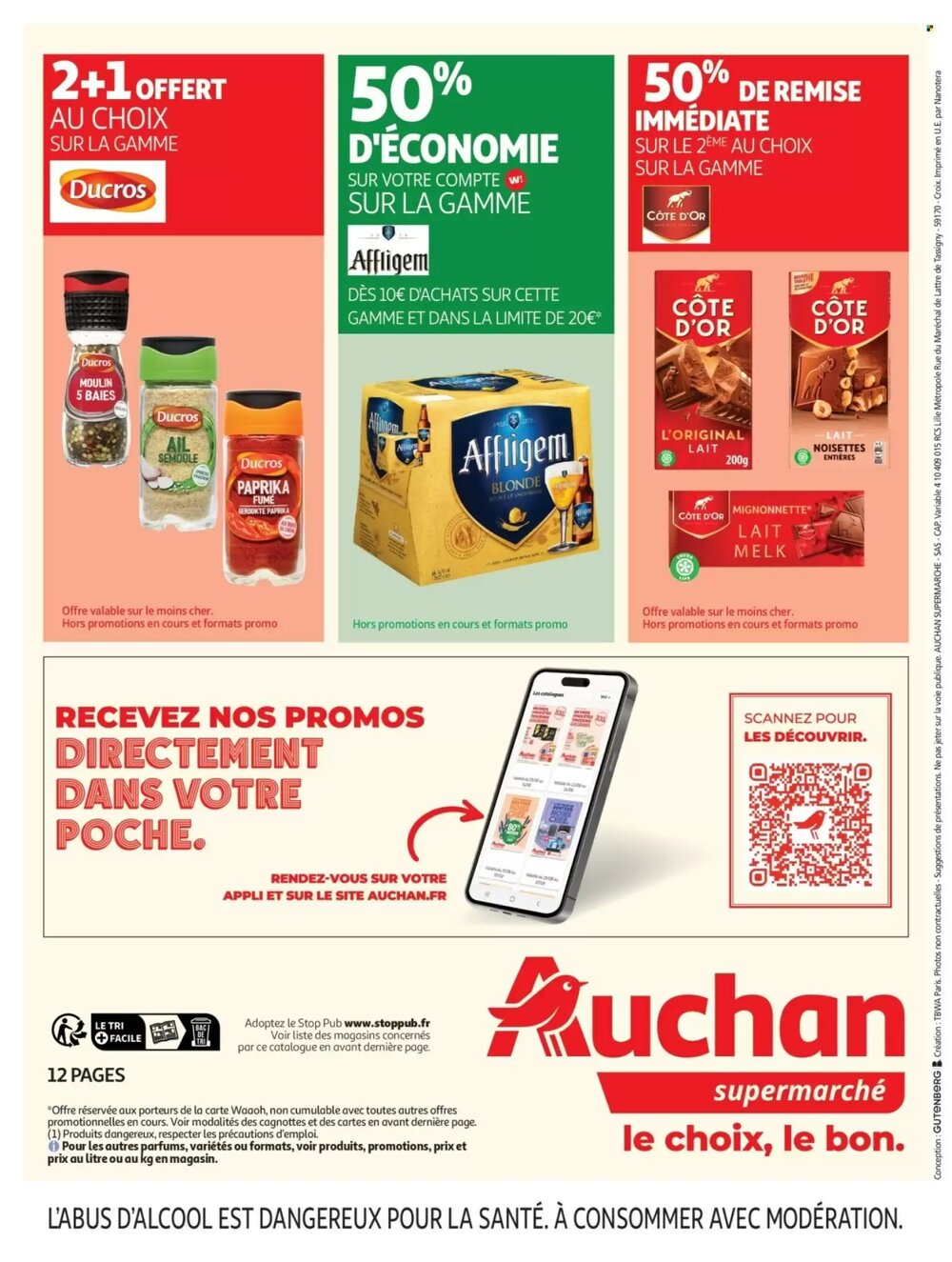 Prospectus promotionnel Auchan valable à partir du 03/02/2026 - Page 12.