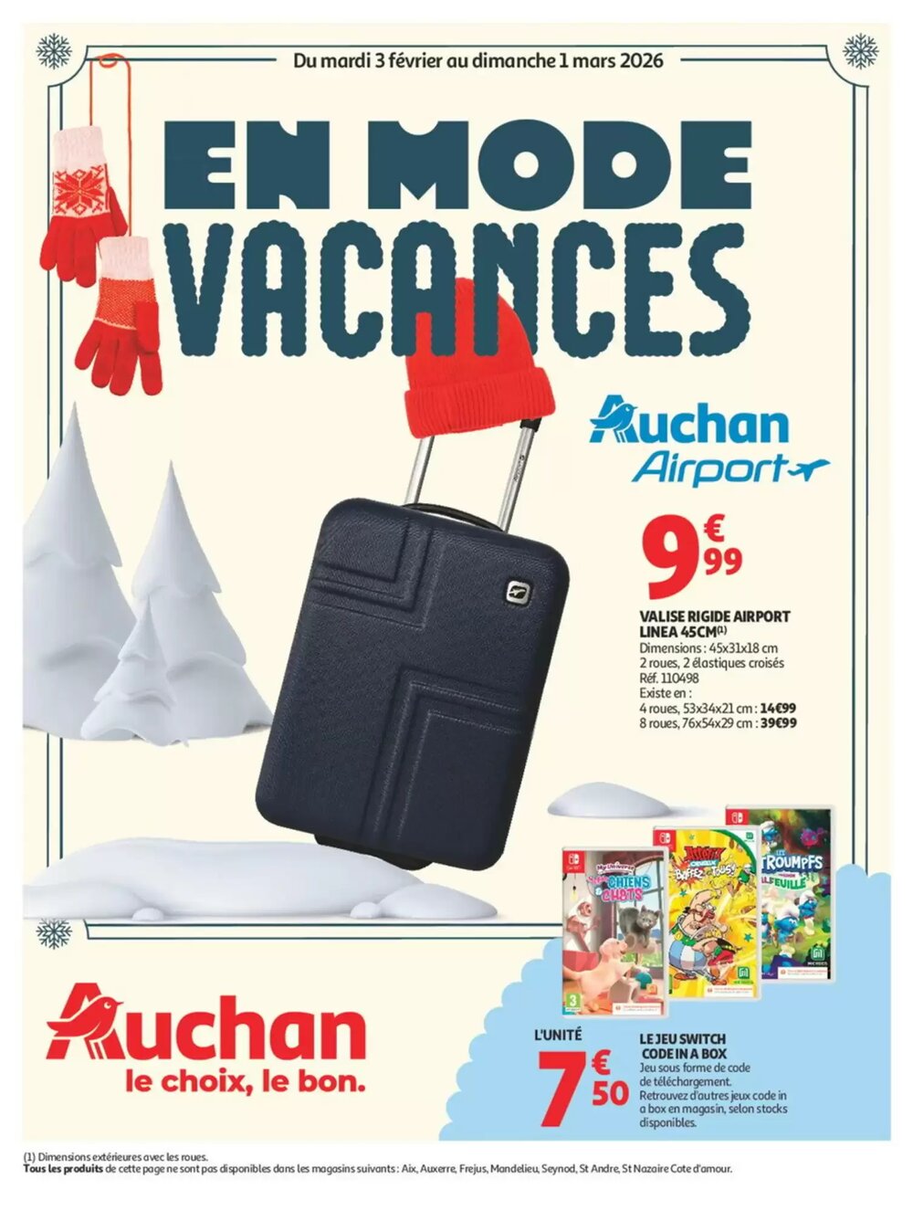 Prospectus promotionnel Auchan valable à partir du 03/02/2026 - Page 1.