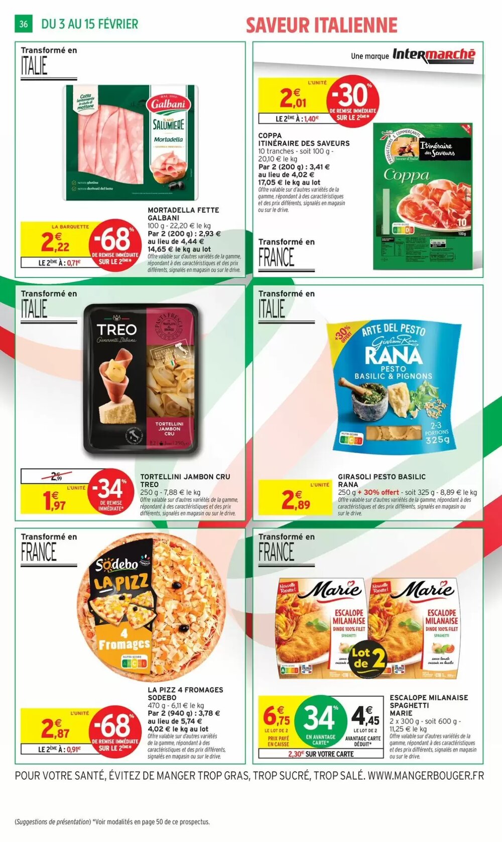 Prospectus promotionnel Intermarché valable à partir du 03/02/2026 - Page 36.