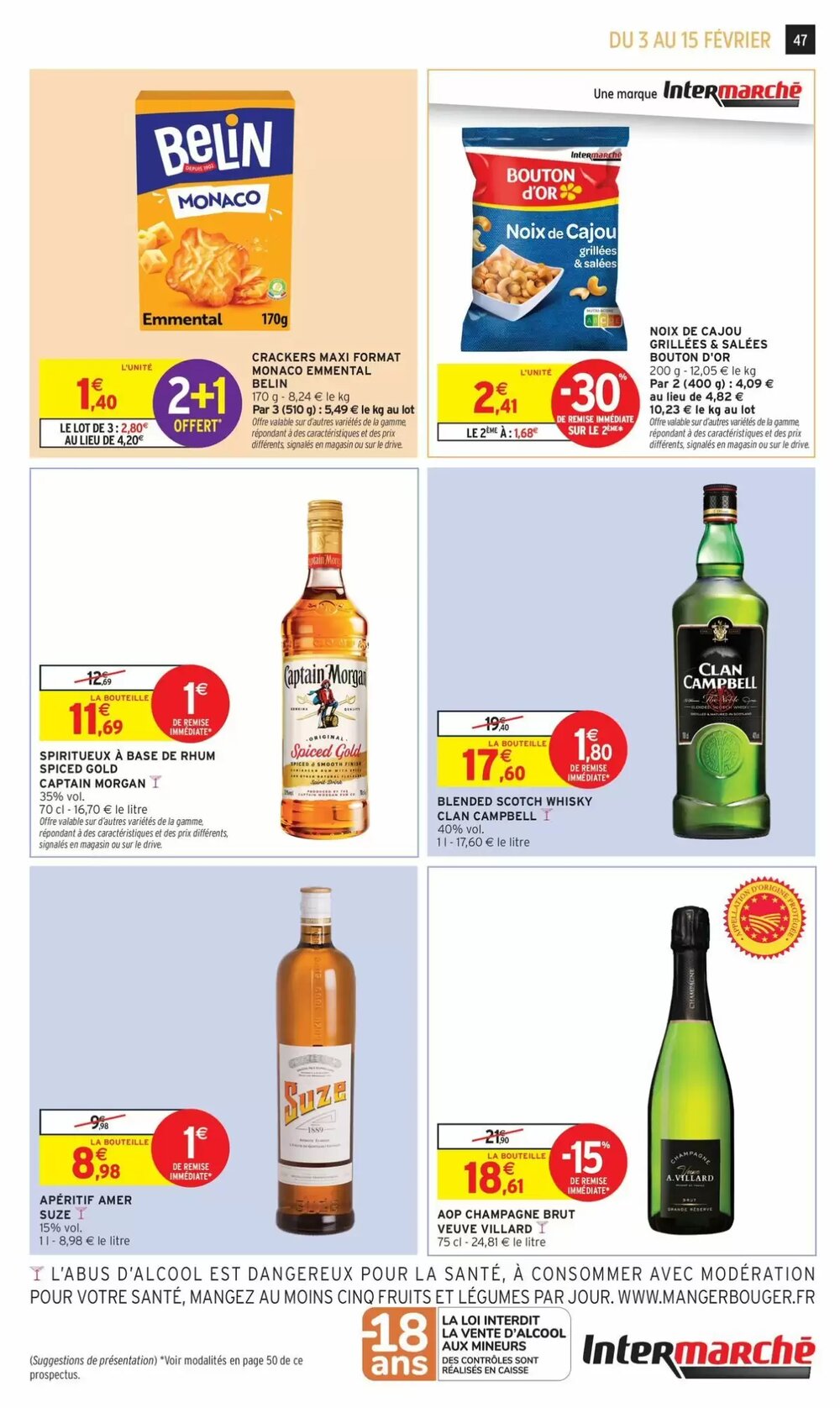 Prospectus promotionnel Intermarché valable à partir du 03/02/2026 - Page 47.