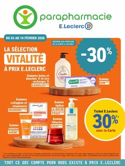 Prospectus promotionnel E.Leclerc Parapharmacie valable à partir du 03/02/2026