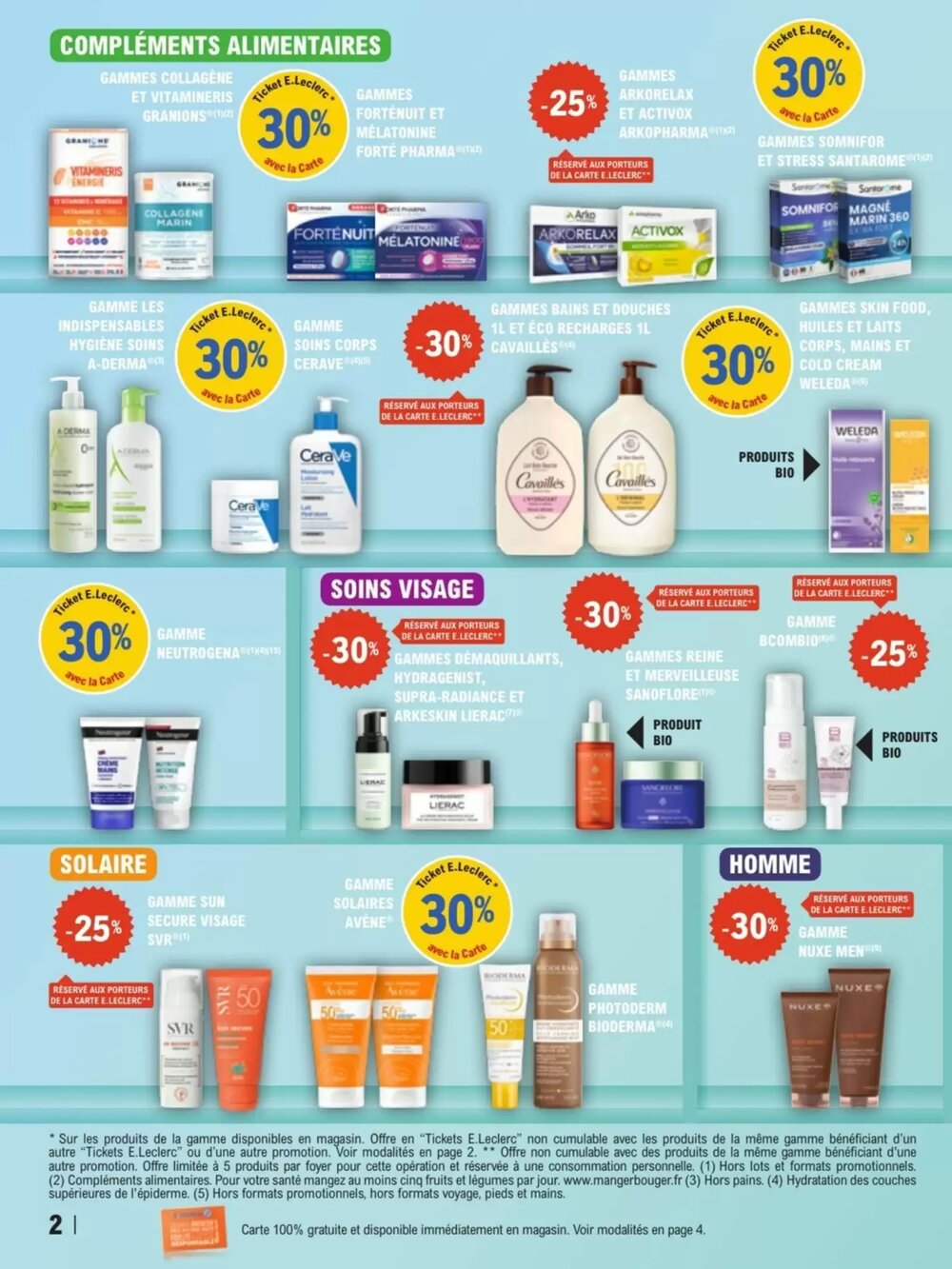 Prospectus promotionnel E.Leclerc Parapharmacie valable à partir du 03/02/2026 - Page 2.