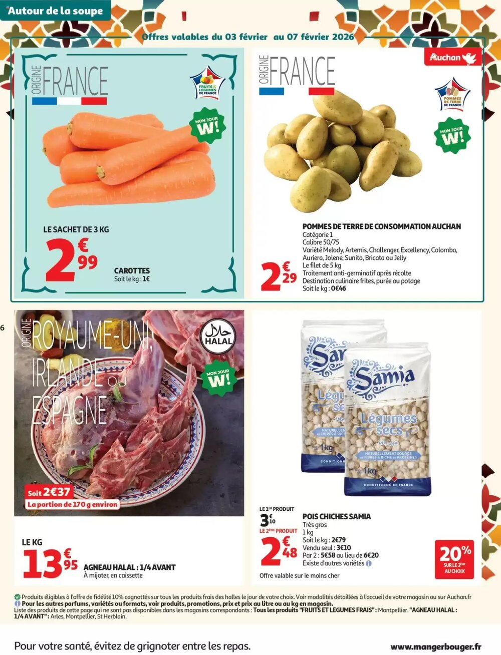 Prospectus promotionnel Auchan valable à partir du 03/02/2026 - Page 6.