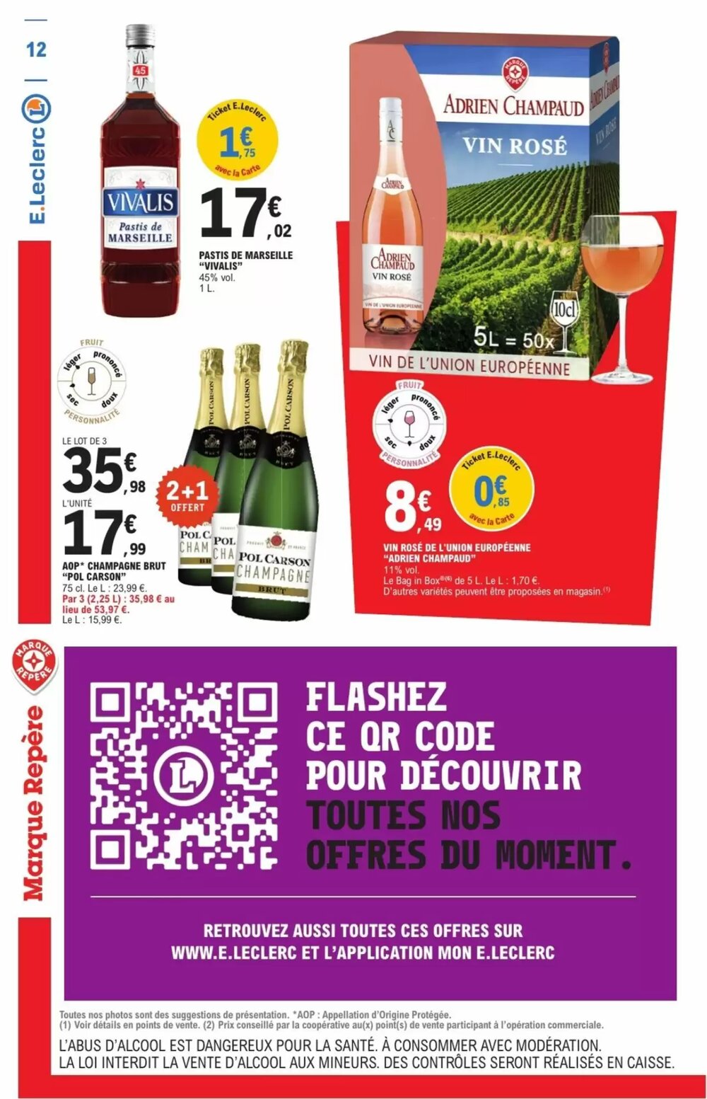 Prospectus promotionnel E.Leclerc valable à partir du 03/02/2026 - Page 12.