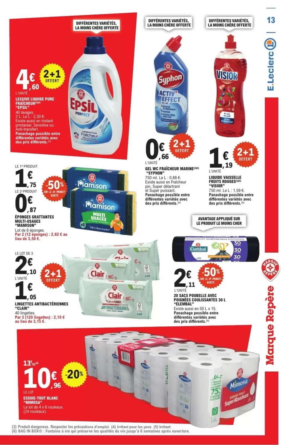 Prospectus promotionnel E.Leclerc valable à partir du 03/02/2026 - Page 13.