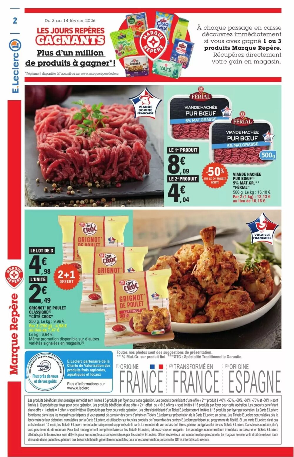 Prospectus promotionnel E.Leclerc valable à partir du 03/02/2026 - Page 2.