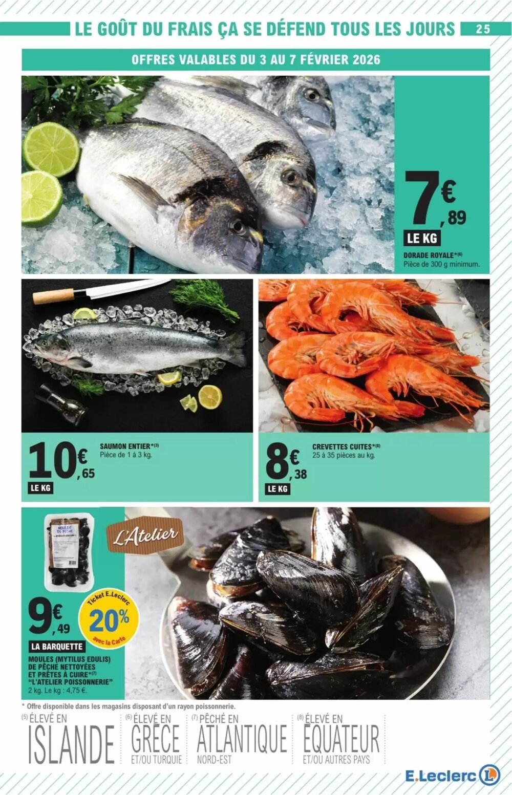 Prospectus promotionnel E.Leclerc valable à partir du 03/02/2026 - Page 25.