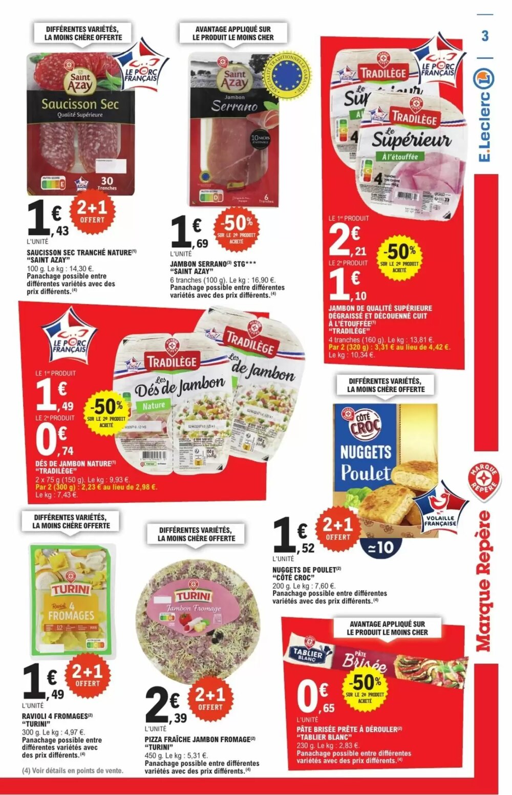 Prospectus promotionnel E.Leclerc valable à partir du 03/02/2026 - Page 3.