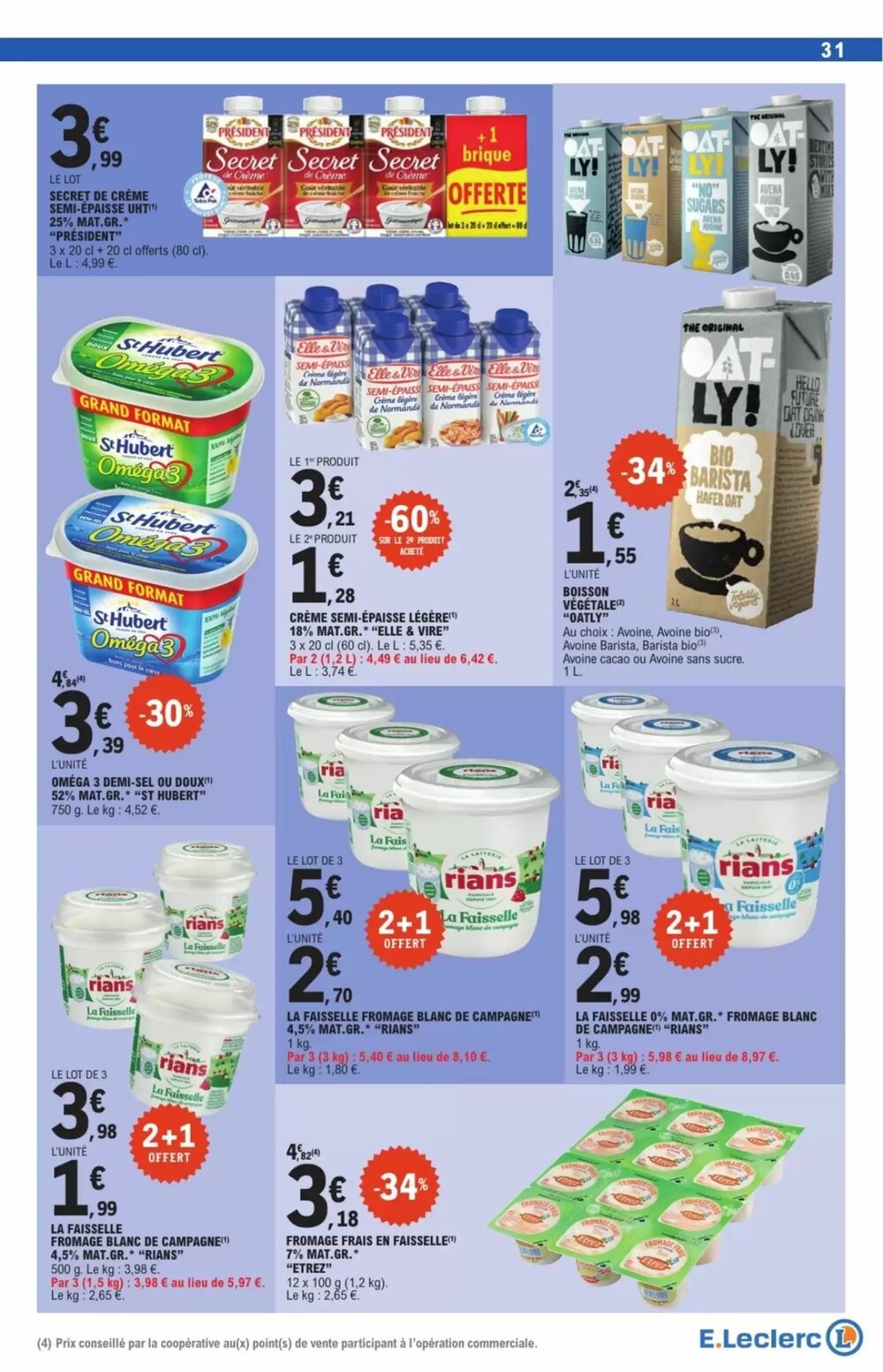 Prospectus promotionnel E.Leclerc valable à partir du 03/02/2026 - Page 31.
