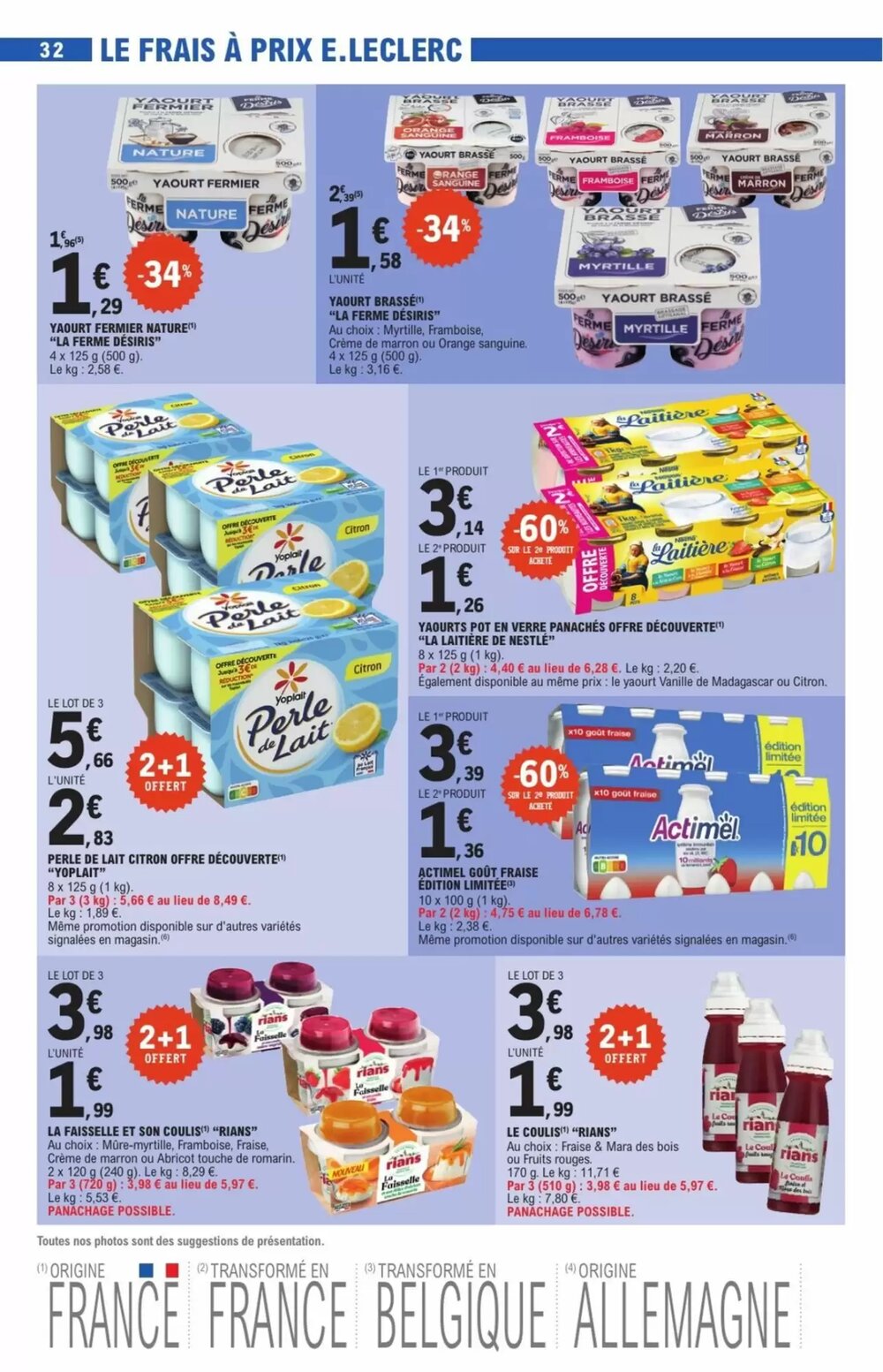Prospectus promotionnel E.Leclerc valable à partir du 03/02/2026 - Page 32.