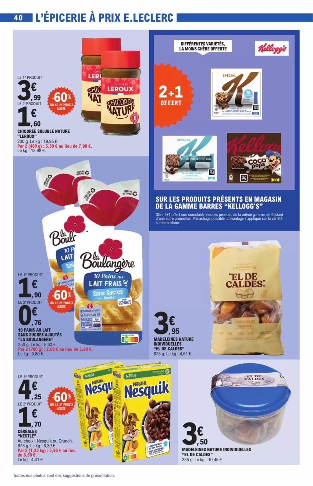 Prospectus promotionnel E.Leclerc valable à partir du 03/02/2026 - Page 40.