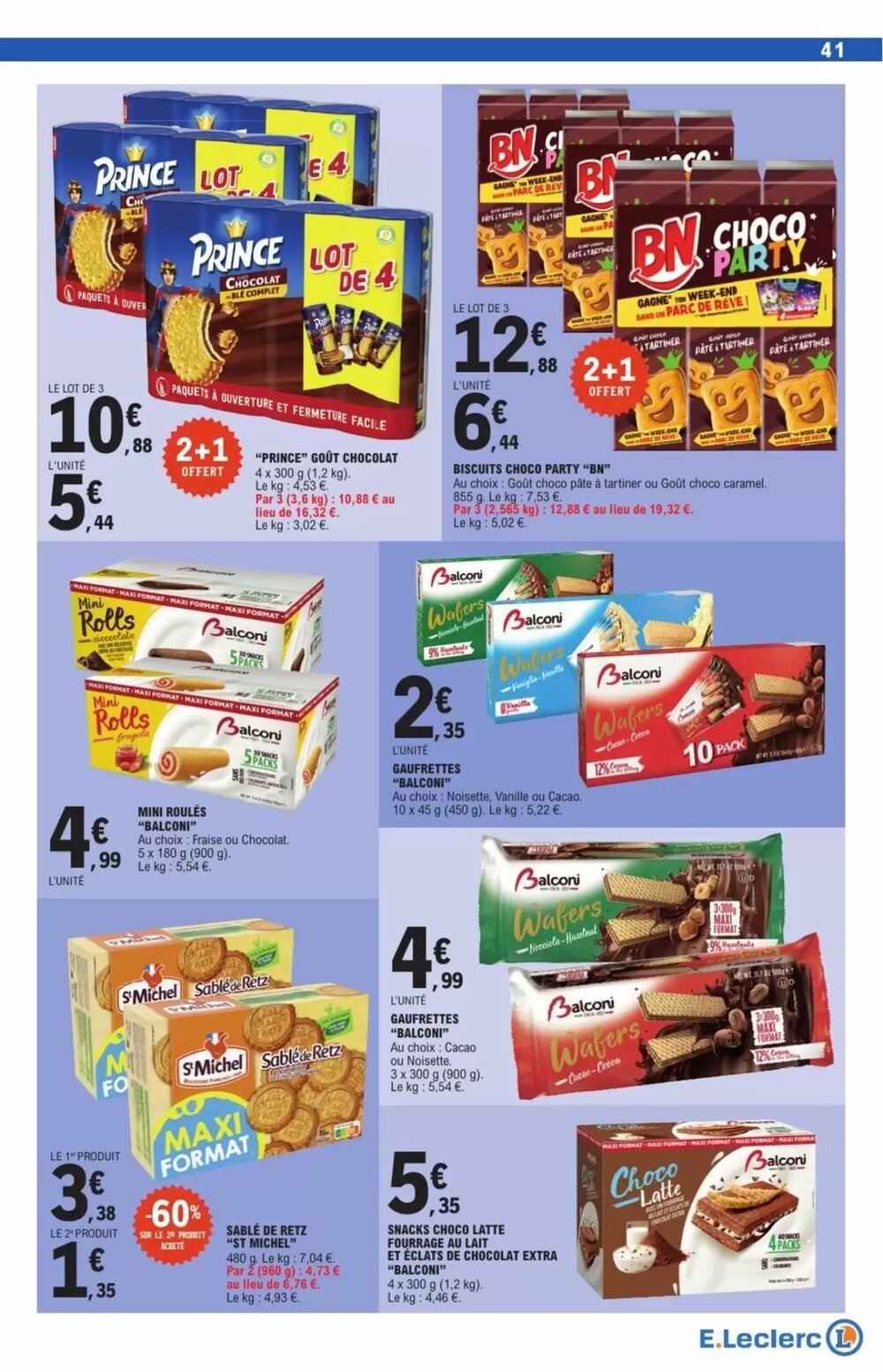 Prospectus promotionnel E.Leclerc valable à partir du 03/02/2026 - Page 41.
