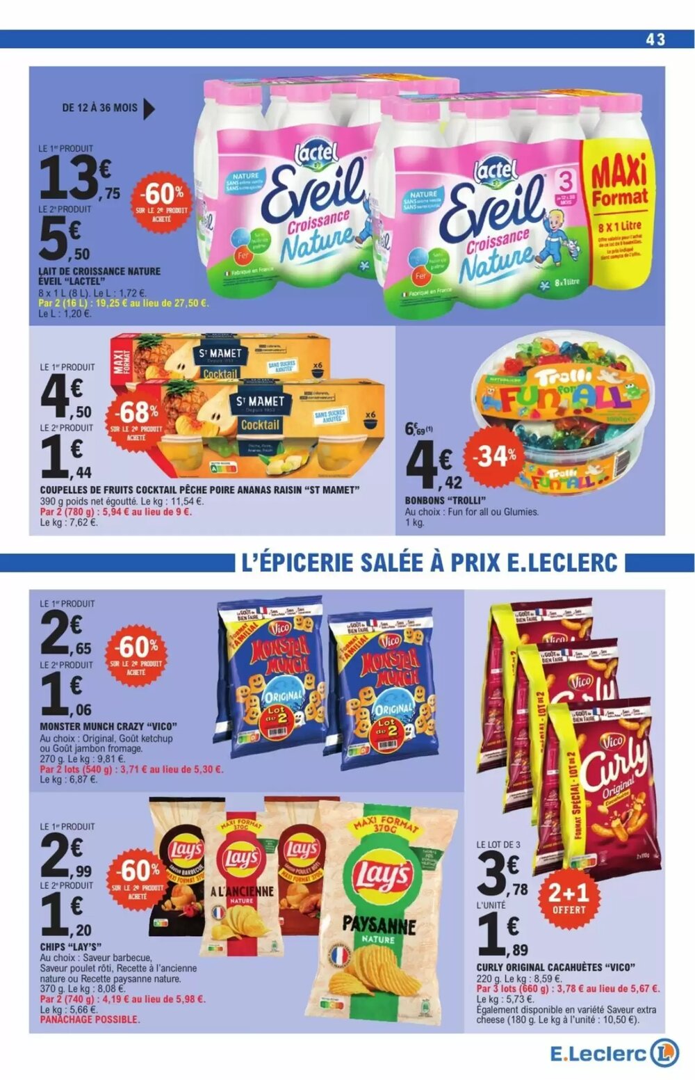 Prospectus promotionnel E.Leclerc valable à partir du 03/02/2026 - Page 43.